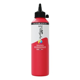 Daler-Rowney System3 Cadmium Red Hue Fluid Acrylic 500ml (503)