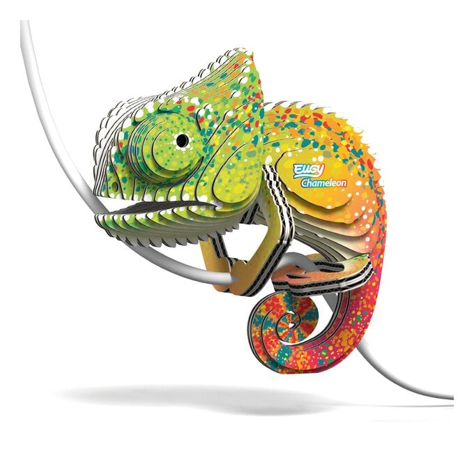 Eugy 3D Chameleon Model image number 1