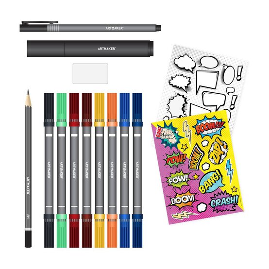 Artmaker How to Draw Comic Art Kit image number 2
