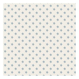 Light Blue Tiny Star Cotton Fabric by the Metre