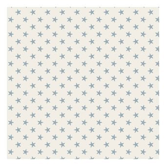 Light Blue Tiny Star Cotton Fabric by the Metre