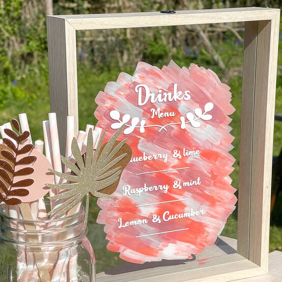 Cricut: How to Make a Painted Bar Sign image number 1