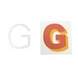 Cold Transfer and Bling Letter G Sticker Set image number 3