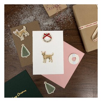 Antler Dog Card Toppers 4 Pack