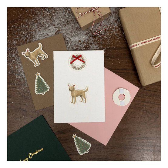 Antler Dog Card Toppers 4 Pack image number 2