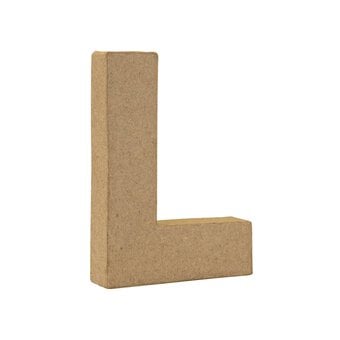 Mini Mache Letter L 10cm