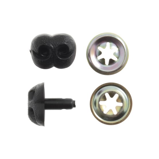Trimits Black Toy Nose 15mm 4 Pack image number 1