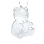 Hanging Plastic Fillable Bear Decoration 11.5cm image number 3