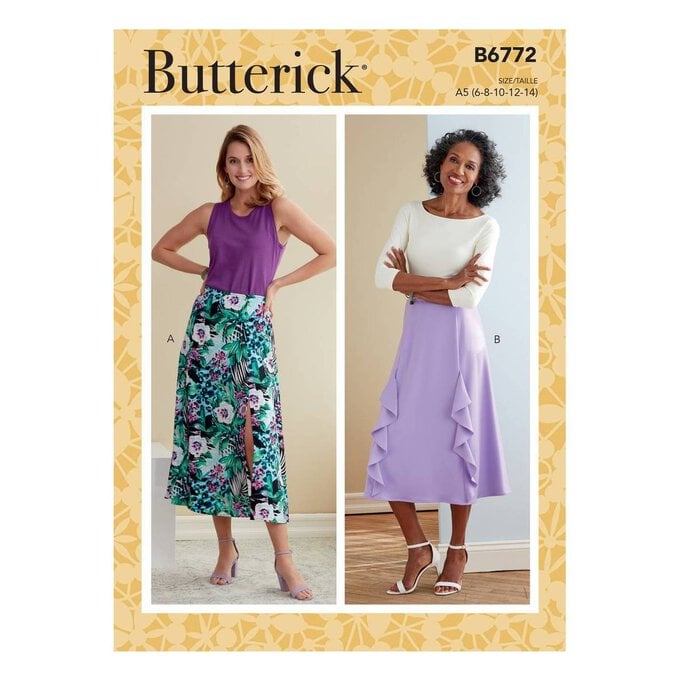 Butterick Women’s Skirt Sewing Pattern B6772 (6-14) image number 1