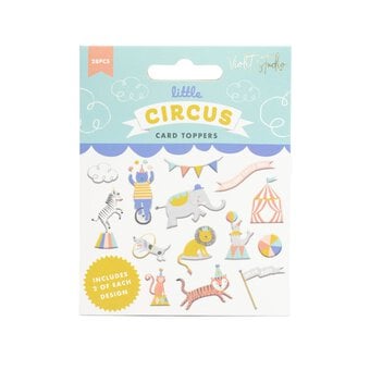 Violet Studio Little Circus Card Toppers 28 Pieces 