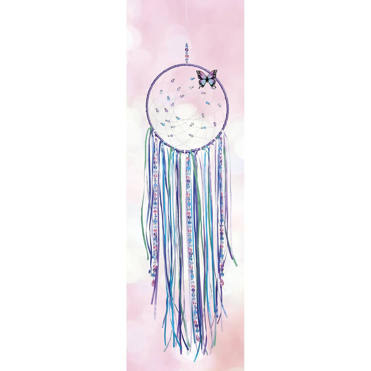 Includes Dream Catcher Hoop Strings and Ribbons DIY Dreamcatcher Beads Make It Real Butterfly Pin and More Make Your Own Dream Catcher Arts and Crafts Kit for Tween Girls 