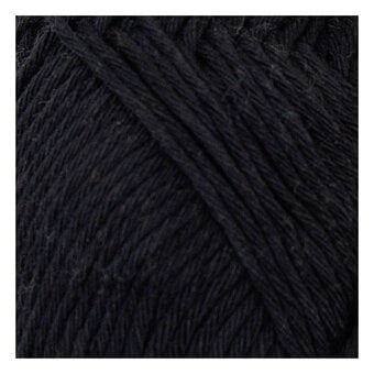 Rico Black Creative Cotton Aran Yarn 50 g image number 2