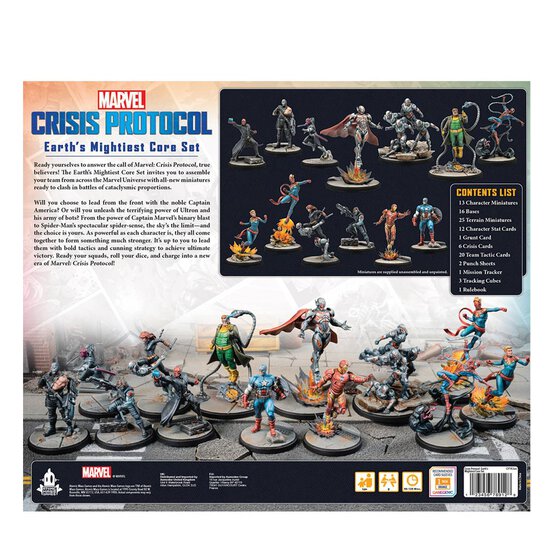 Marvel: Crisis Protocol Earth&rsquo;s Mightiest Core Set image number 5