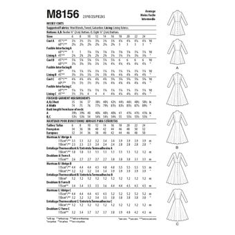 McCall’s Astoria Coats Sewing Pattern M8156 (6-14)