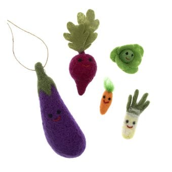 Vegetable Felting Kit 5 Pack
