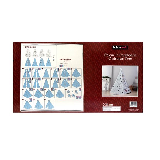 Colour-in Cardboard Christmas Tree image number 4