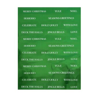 Green Season&rsquo;s Greetings Stickers