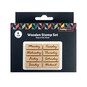 Days of the Week Wooden Stamps 8 Pack image number 4