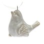 Hanging Beige Ceramic Bird Decoration 6cm image number 2