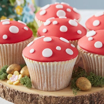 How to Make Toadstool Cupcakes