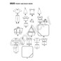 Simplicity Baby Doll Clothes Sewing Pattern 8820 image number 3