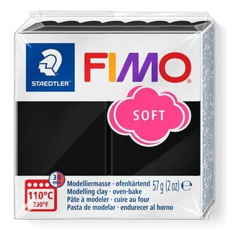 Fimo Soft Black Modelling Clay 57g