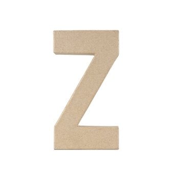Mache Letter Z 20cm image number 5