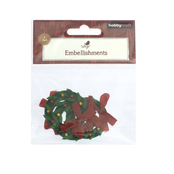 Gem Wreath Embellishments 4 Pack image number 5