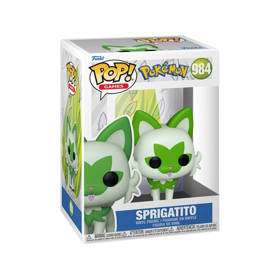 Funko POP Animation: Pok&eacute;mon Sprigatito Figure image number 1
