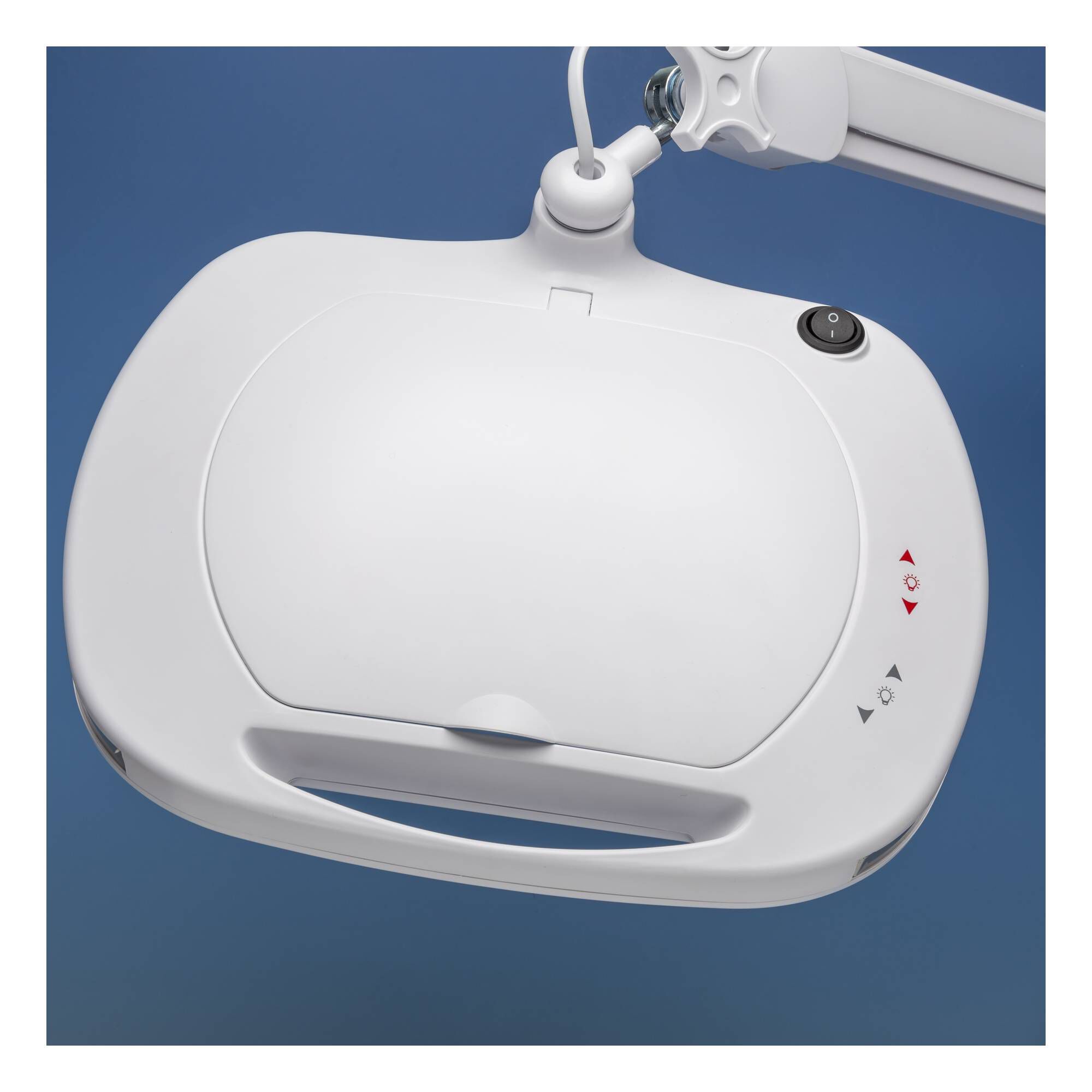 Lightcraft Wide Lens LED Magnifier Lamp with Dual Dimmer Function