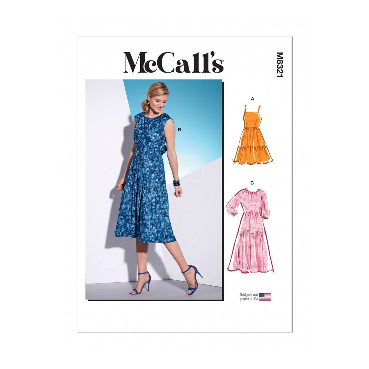 McCall's Women's Dresses Sewing Pattern M8321 (F5 16-24) | Hobbycraft