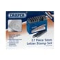 Draper A to Z 5mm Letter Stamp Set 26 Pieces image number 2