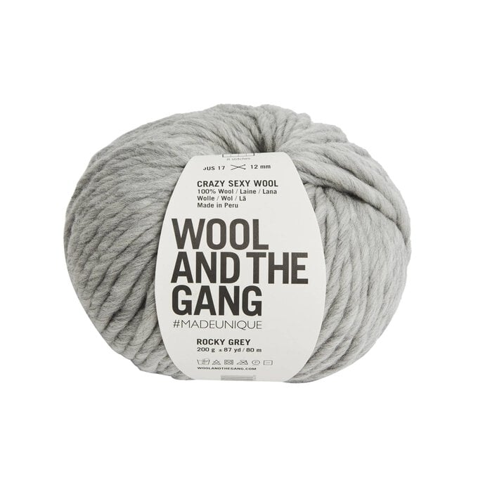 Wool and the Gang Rocky Grey Crazy Sexy Wool 200g image number 1