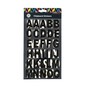 Black Foil Chipboard Alphabet Stickers image number 4