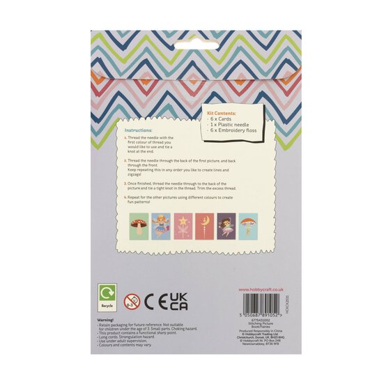 Fairy Stitching Picture Kit 6 Pack image number 4