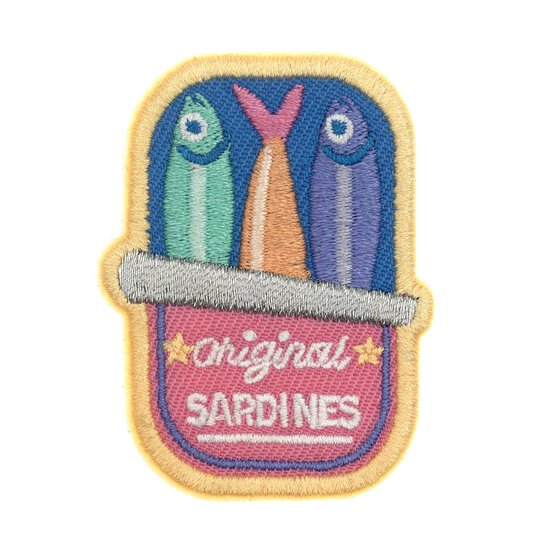 Original Sardines Peel and Stick Patch  image number 1
