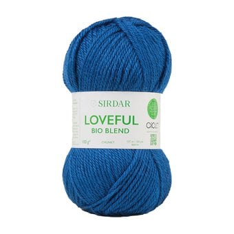 Sirdar Vibrant Navy Loveful Bio Blend Chunky 100g