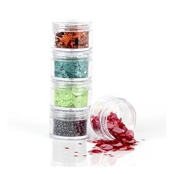 Sizzix Muted Sequin and Beads Set 5 Pack 