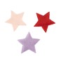 Pink and Purple Velvet Stars 3 Pack image number 1