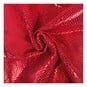Red Anaconda Holo Foil Poly Spandex Fabric by the Metre image number 1