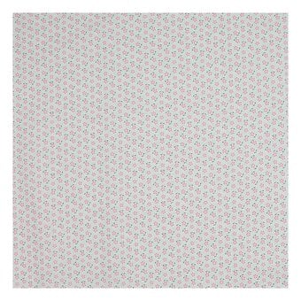 Pink Meadow Cotton Fabric by the Metre image number 2
