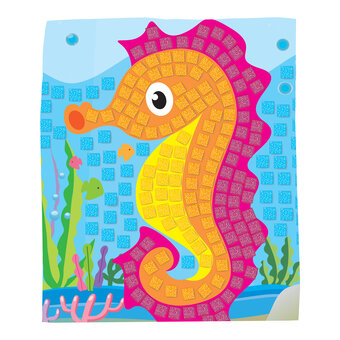 Foam Mosaic Art Seahorse