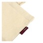 Natural Cotton Tote Shopping Bag with Pocket 38cm x 42cm x 10cm image number 3