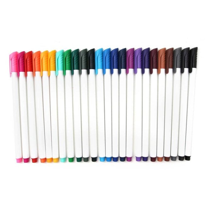 Coloured Fineliners 24 Pack image number 1