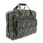 Floral Wood Block Sewing Machine Bag image number 1