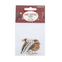 Christmas Robin Card Toppers 4 Pack image number 4