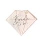 Pink and White Diamond Bride to Be Napkins 16 Pack  image number 1