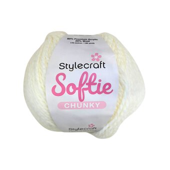 Stylecraft Cream Softie Chunky 100g