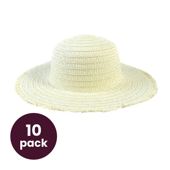 Cream Easter Bonnet 10 Pack Bundle image number 1