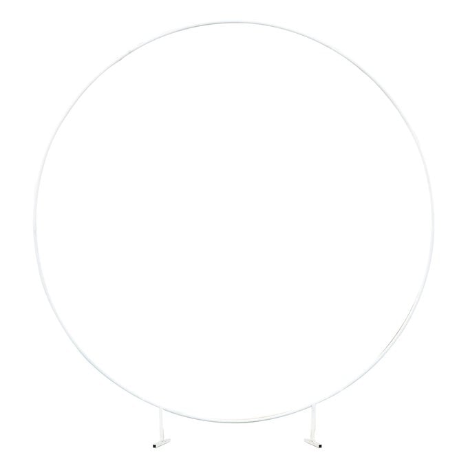 Ginger Ray Large White Hoop 200cm image number 1